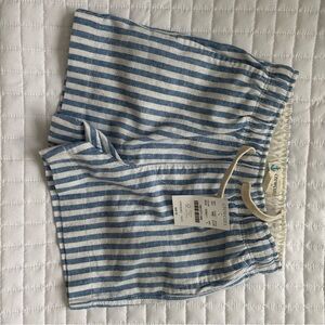 Crewcuts Blue and White Striped Shorts size 3